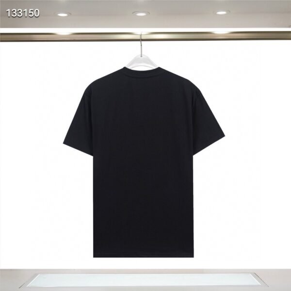 25SS Logo Print T-Shirt – 260g Cotton (S–2XL, Black/White)