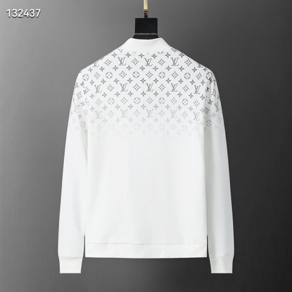 White Gradient Cotton Tracksuit