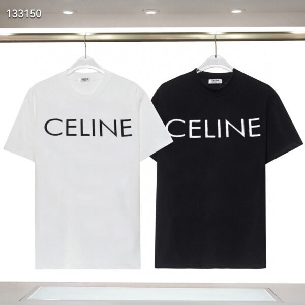 25SS Logo Print T-Shirt – 260g Cotton (S–2XL, Black/White)