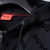 Men’s Autumn & Winter 350g Flocking Sports Sweatshirt – Black, M-3XL