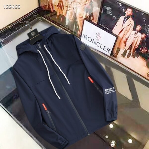 M’s Casual Hooded Windbreaker – Twill Cotton, Trendy Fit (M–3XL)