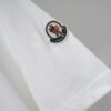 230g Double Yarn Embroidered Tee – Black/White (S–XXL)