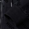 Men’s Autumn & Winter 350g Flocking Sports Sweatshirt – Black, M-3XL