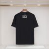 2025SS Fine Cotton Double Yarn Tee (270g) – Black/White, S–XXL