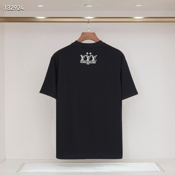 2025SS Fine Cotton Double Yarn Tee (270g) – Black/White, S–XXL