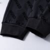 Men’s Autumn & Winter 350g Flocking Sports Sweatshirt – Black, M-3XL