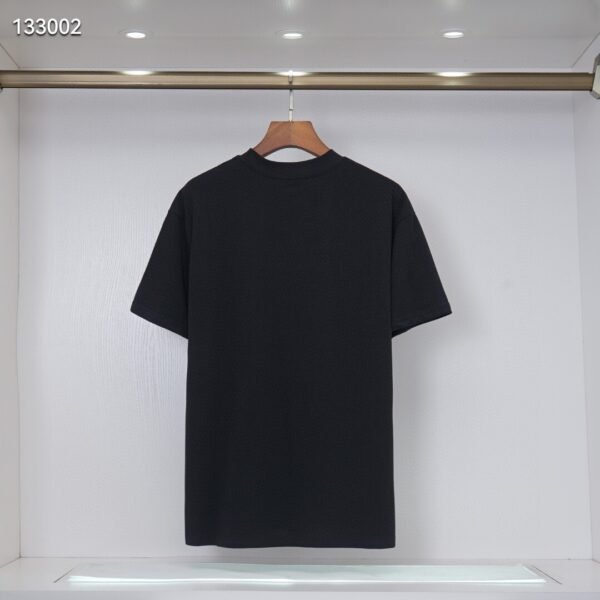 230g Double Yarn Embroidered Tee – Black/White (S–XXL)