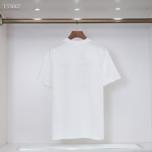 230g Double Yarn Embroidered Tee – Black/White (S–XXL)