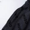 Men’s Autumn & Winter 350g Flocking Sports Sweatshirt – Black, M-3XL