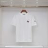 230g Double Yarn Embroidered Tee – Black/White (S–XXL)