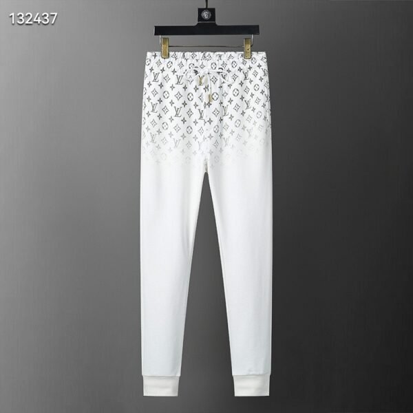 White Gradient Cotton Tracksuit