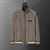 Autumn/Winter Jacquard Sports Suit – Stand Collar, Raglan Sleeves (M–3XL)