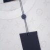 2025SS Unisex Laser-Burn Tee (240g) – Dark Gray/White, S–XXL