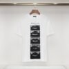 New Arrival 230g Double Yarn Short Sleeve Tee – Black & White, S-XXL