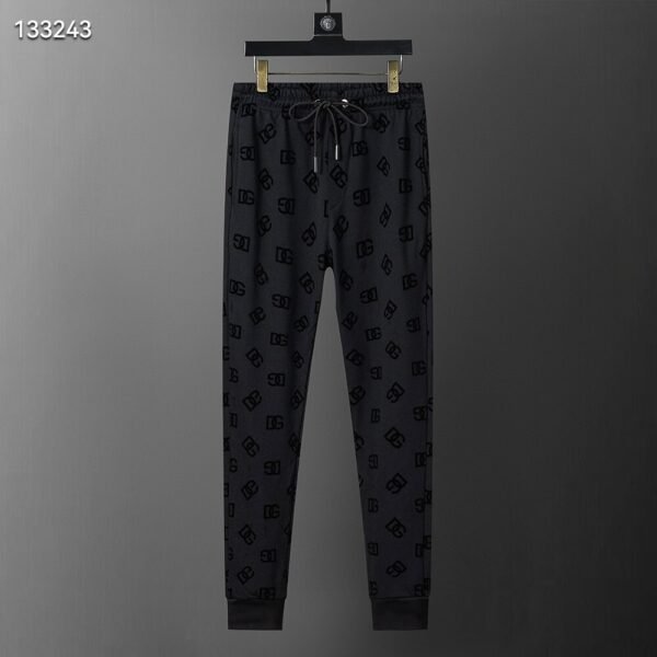 Autumn/Winter 350g Flocked Sports Suit – Black (M–3XL)