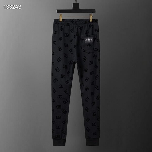Autumn/Winter 350g Flocked Sports Suit – Black (M–3XL)