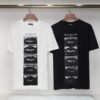 New Arrival 230g Double Yarn Short Sleeve Tee – Black & White, S-XXL