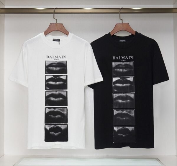 New Arrival 230g Double Yarn Short Sleeve Tee – Black & White, S-XXL