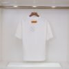 2025SS Unisex Laser-Burn Tee (240g) – Dark Gray/White, S–XXL