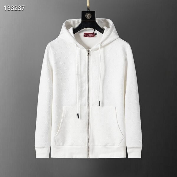 Autumn/Winter GG Jacquard Sports Suit – White (M–3XL)
