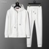 Autumn/Winter GG Jacquard Sports Suit – White (M–3XL)