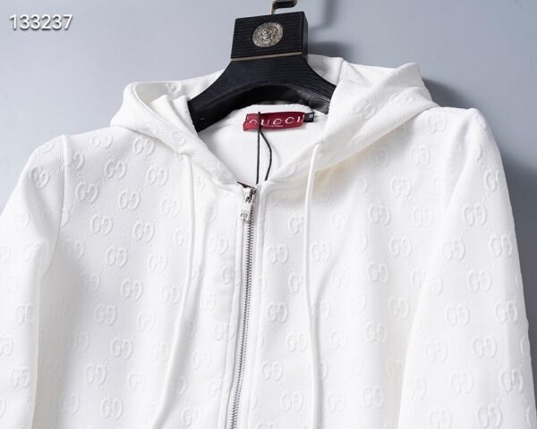 Autumn/Winter GG Jacquard Sports Suit – White (M–3XL)