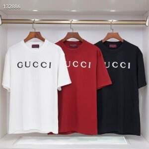 2025 Classic Logo Unisex Tee – Fine Cotton, Black/White/Red (S–XXL)